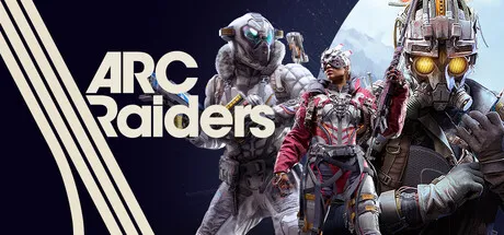 Trois combattants équipés apparaissent à côté du logo ARC Raiders sur son visuel officiel.